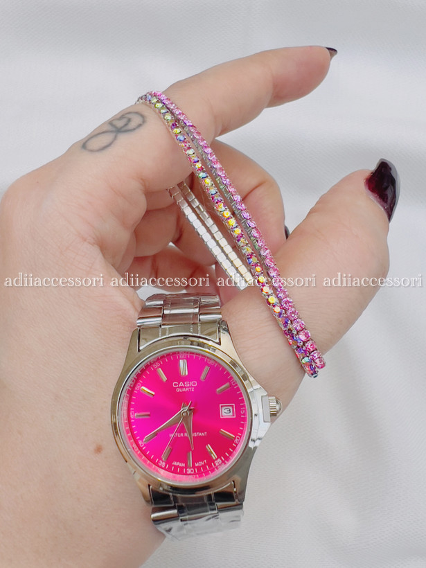 ساعت مچی کاسیو+دستبندکشی